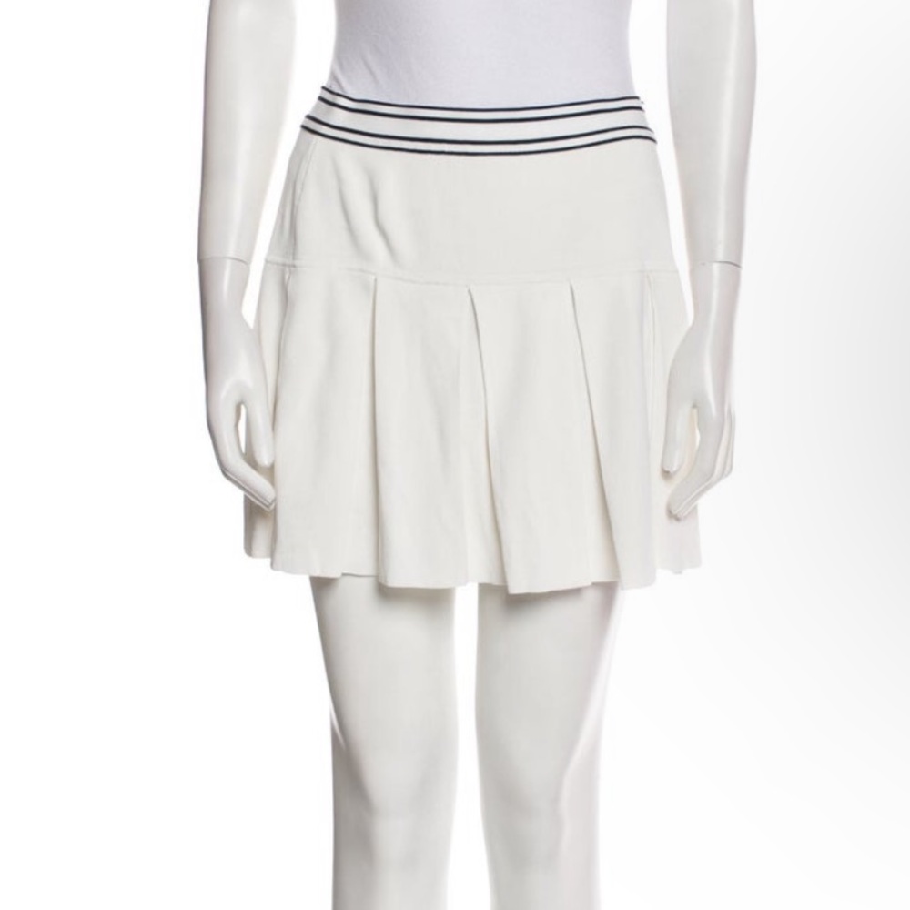 Tory Burch | pleated accents mini skirt - low rise